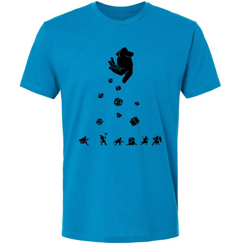 Rocks Fall, Everyone Dice Premium Unisex T-Shirt - Turquoise - 4