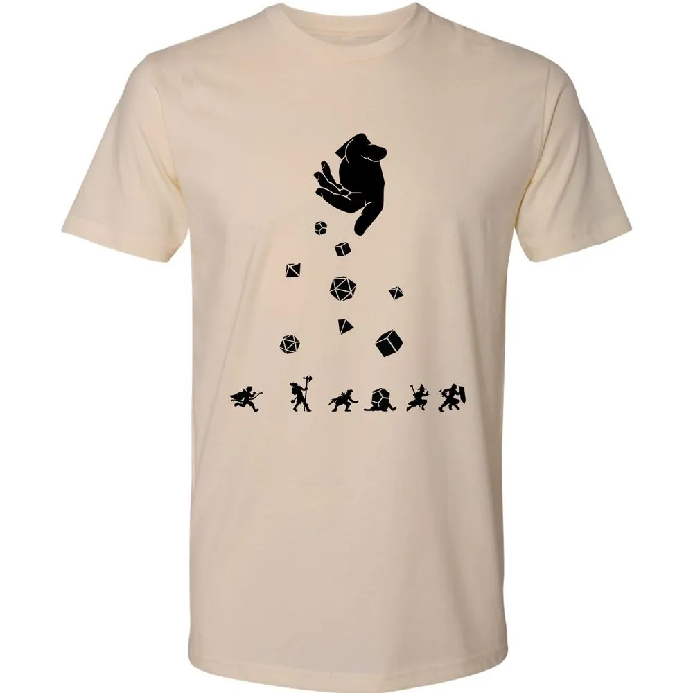Rocks Fall, Everyone Dice Premium Unisex T-Shirt - Cream - 2