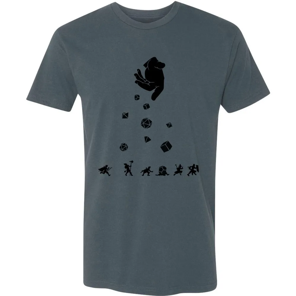 Rocks Fall, Everyone Dice Premium Unisex T-Shirt - Indigo - 15