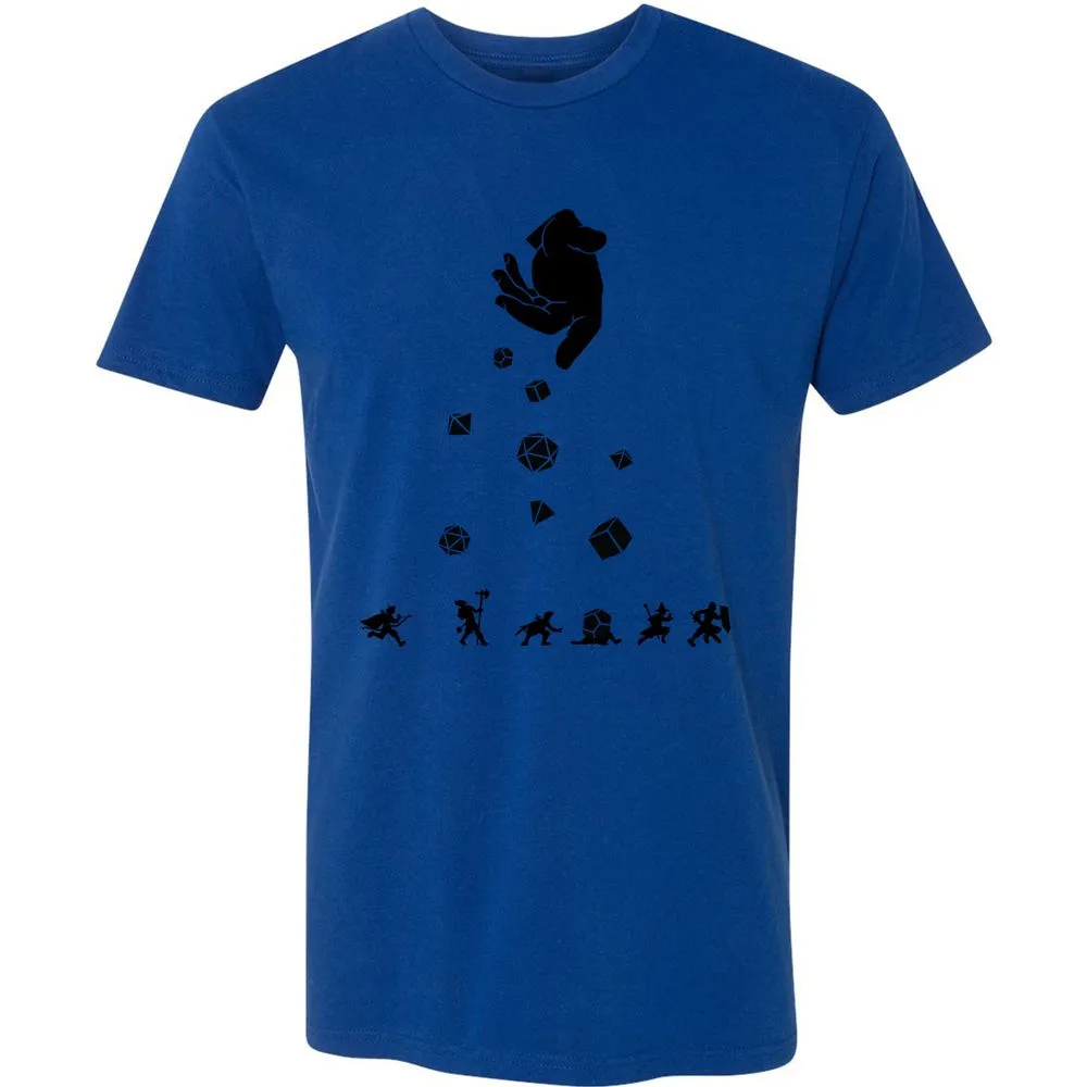 Rocks Fall, Everyone Dice Premium Unisex T-Shirt - Royal - 10