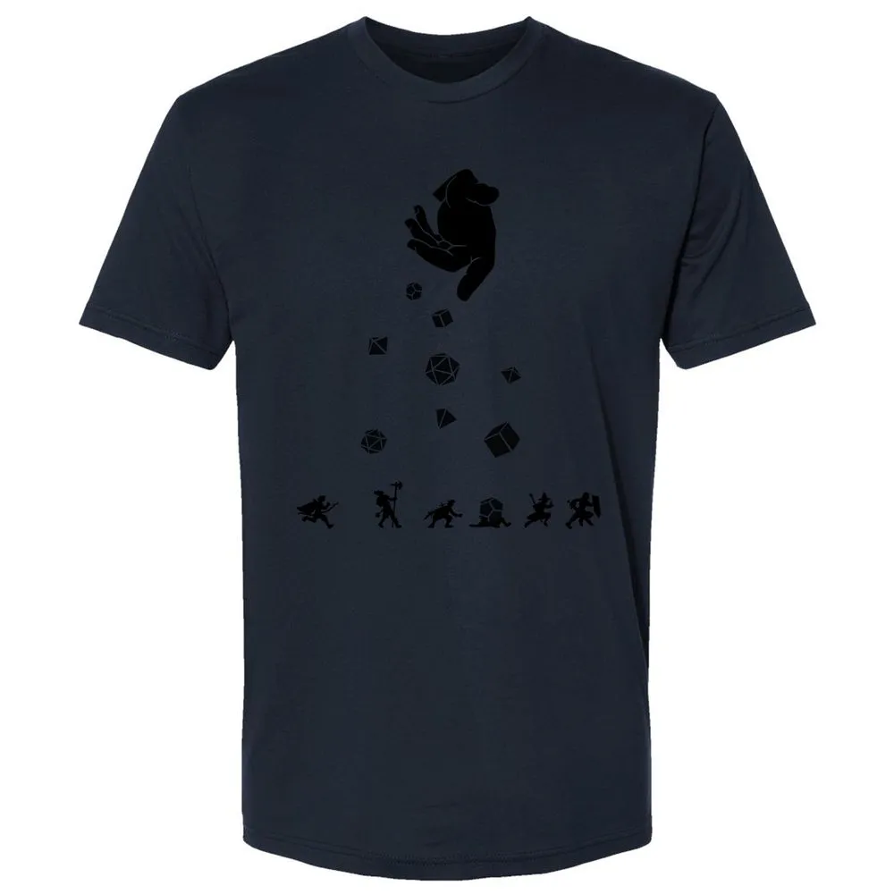 Rocks Fall, Everyone Dice Premium Unisex T-Shirt - Midnight Navy - 14