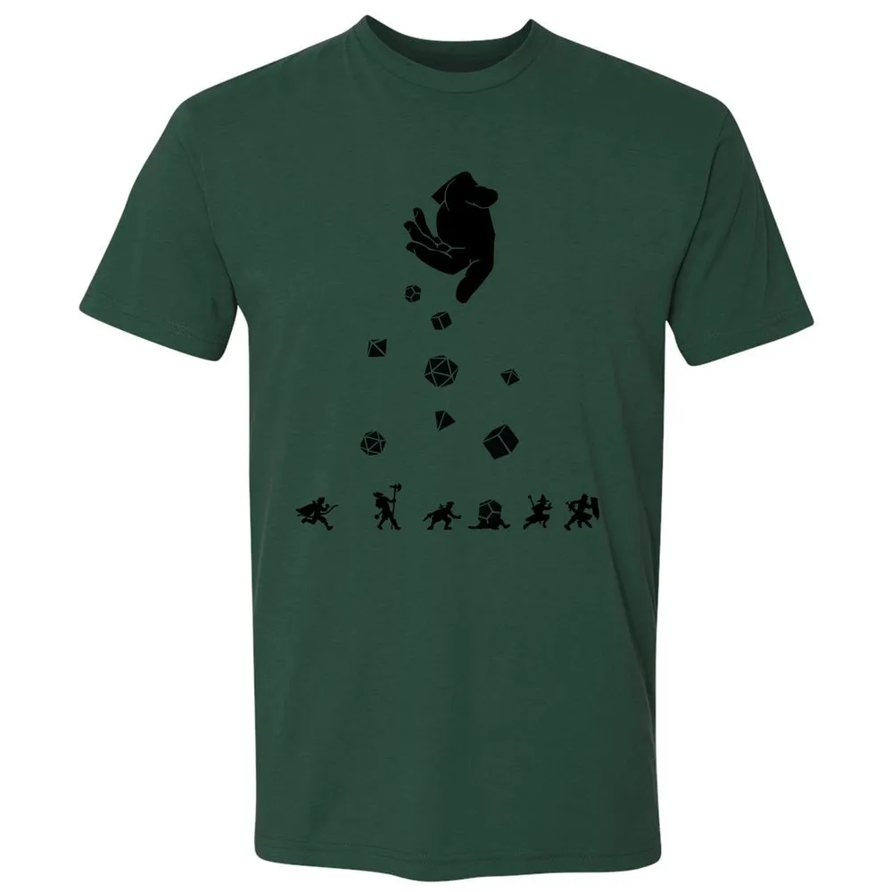 Rocks Fall, Everyone Dice Premium Unisex T-Shirt - Forest Green - 13