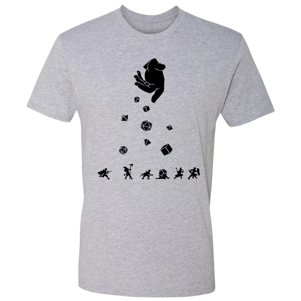 Rocks Fall, Everyone Dice Premium Unisex T-Shirt - Heather Grey - 9