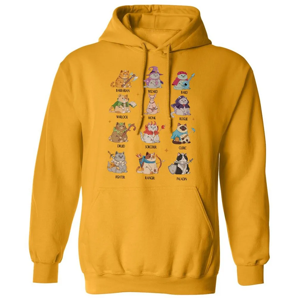 Dungeons And Cats Classic Unisex Hoodie - Gold - 12