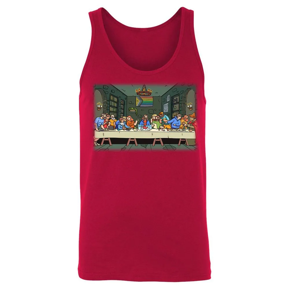 DnD Characters Pride Themed The Last Supper Shirt Unisex Jersey Tank - Red - 11