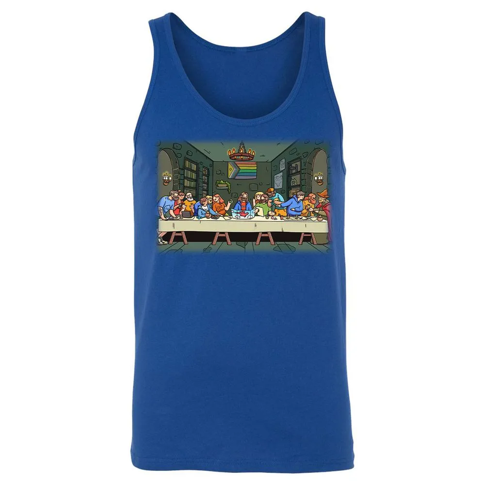 DnD Characters Pride Themed The Last Supper Shirt Unisex Jersey Tank - True Royal - 13