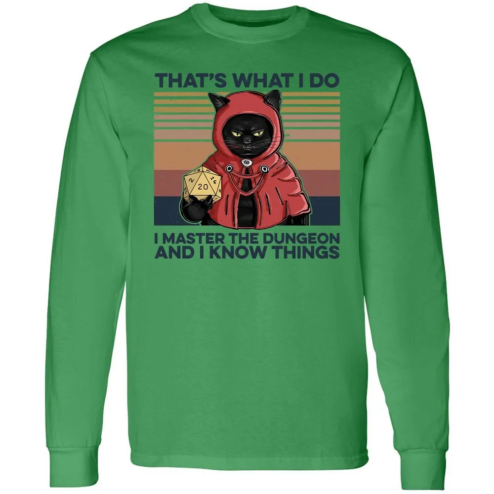 I Master The Dungeons Long Sleeve T-Shirt - Irish Green - 10
