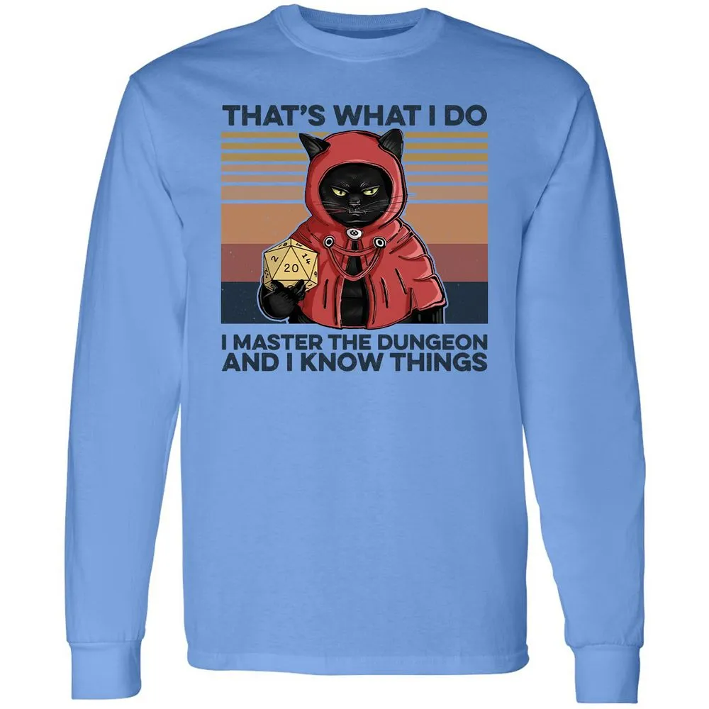 I Master The Dungeons Long Sleeve T-Shirt - Carolina Blue - 2