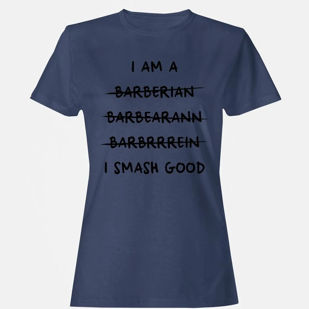 I Am A Barbarian Women's T-Shirt - Navy - 10