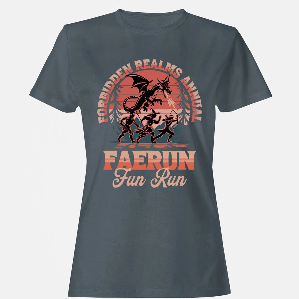 Faerun Fun Run Women's T-Shirt - Charcoal - 3