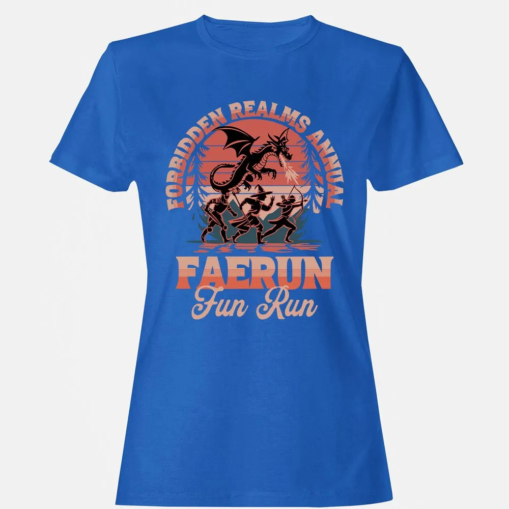Faerun Fun Run Women's T-Shirt - Royal - 14