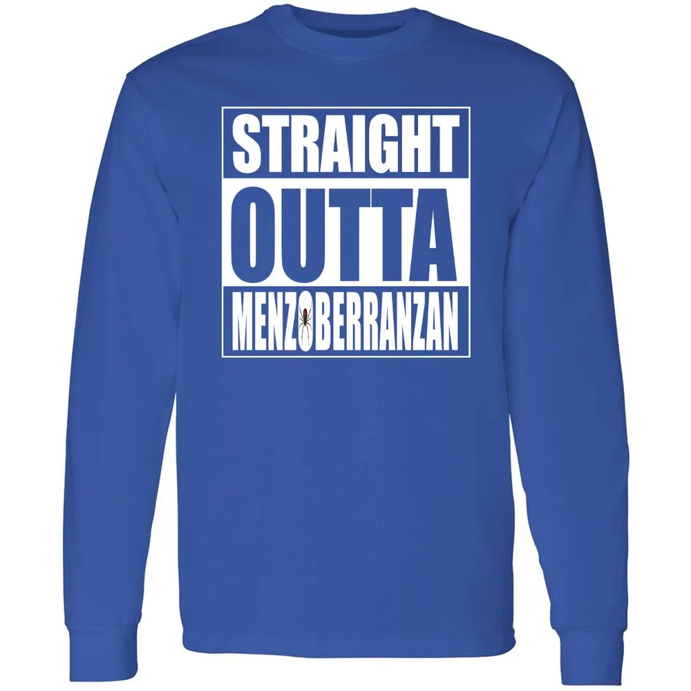 Straight Outta Menzoberranzan Long Sleeve T-Shirt - Royal - 8