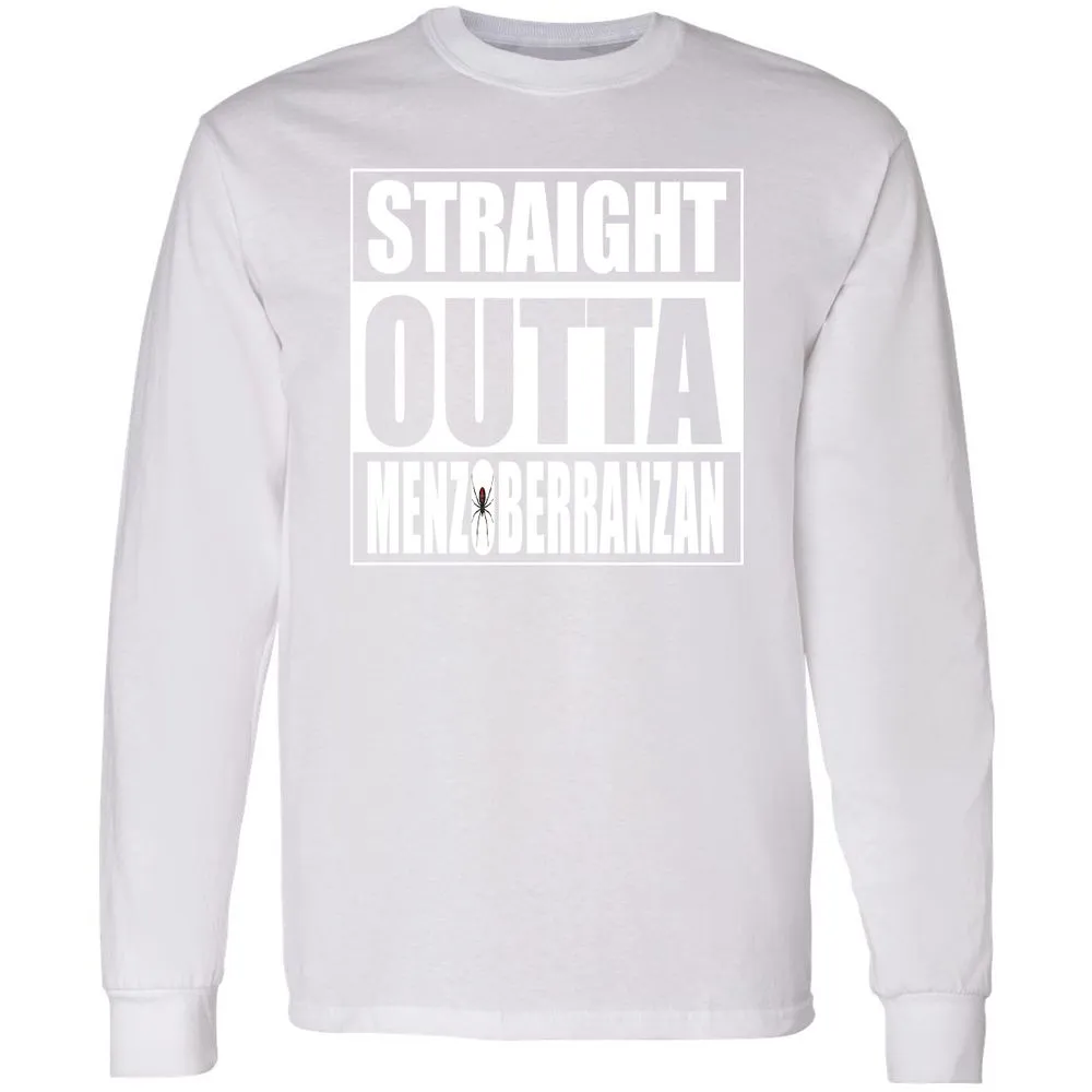 Straight Outta Menzoberranzan Long Sleeve T-Shirt - White - 5