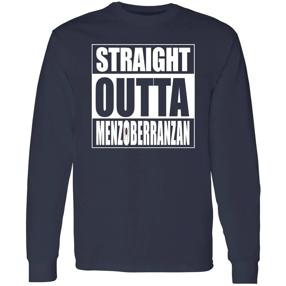 Straight Outta Menzoberranzan Long Sleeve T-Shirt - Navy - 2