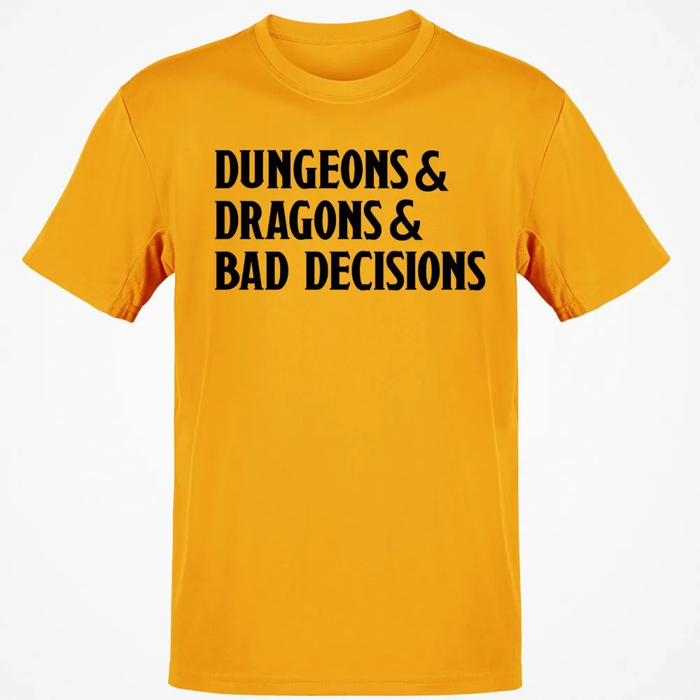Bad Decisions Classic Unisex T-Shirt - Gold - 4