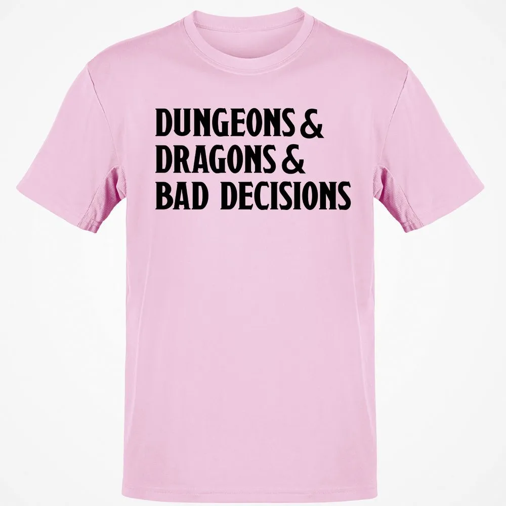 Bad Decisions Classic Unisex T-Shirt - Light Pink - 5