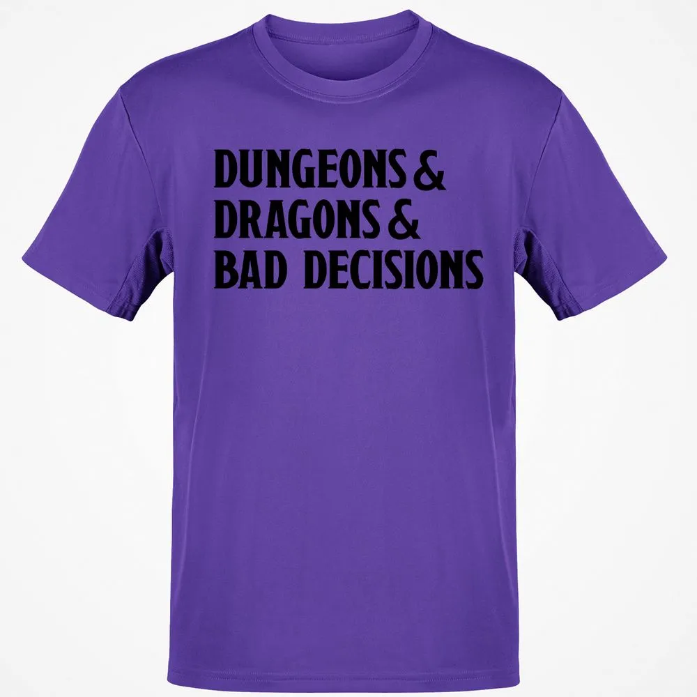 Bad Decisions Classic Unisex T-Shirt - Purple - 9