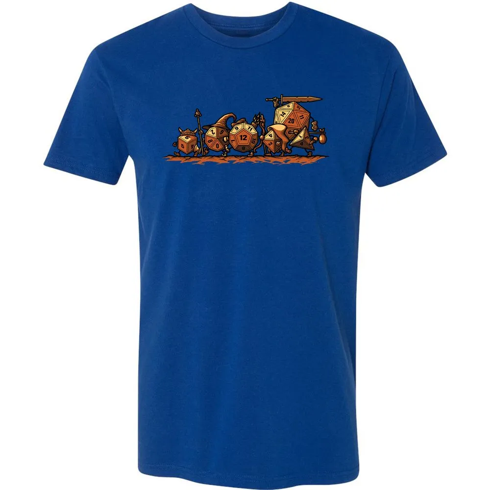Fellowship Of The Dices Premium Unisex T-Shirt - Royal - 10