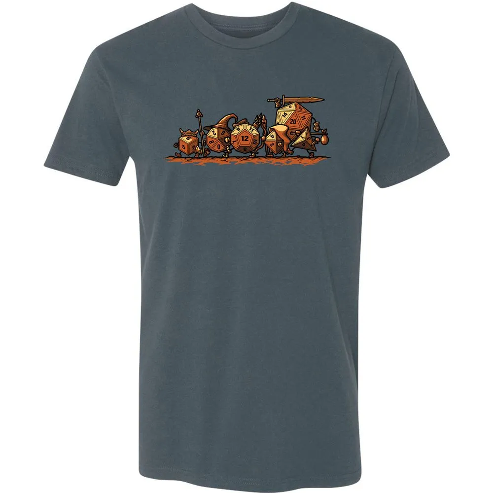 Fellowship Of The Dices Premium Unisex T-Shirt - Indigo - 15