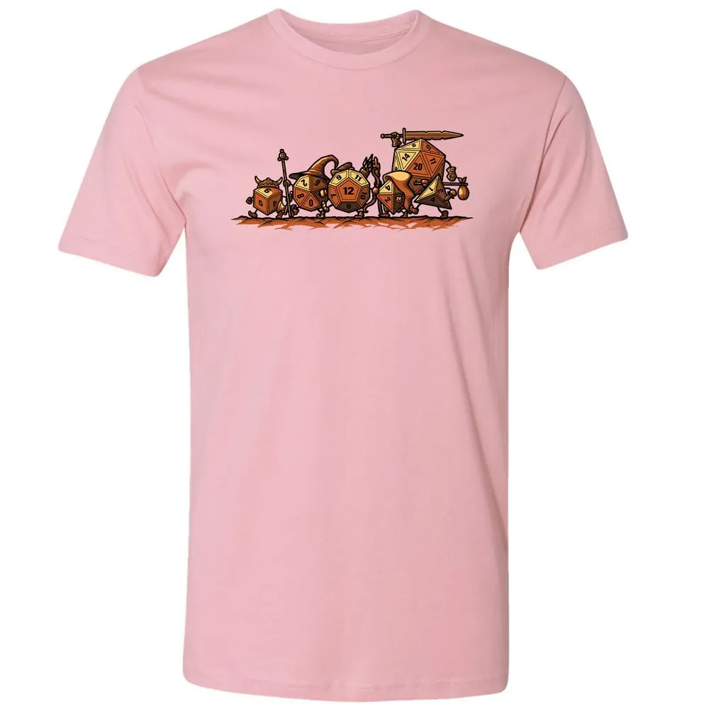 Fellowship Of The Dices Premium Unisex T-Shirt - Light Pink - 3