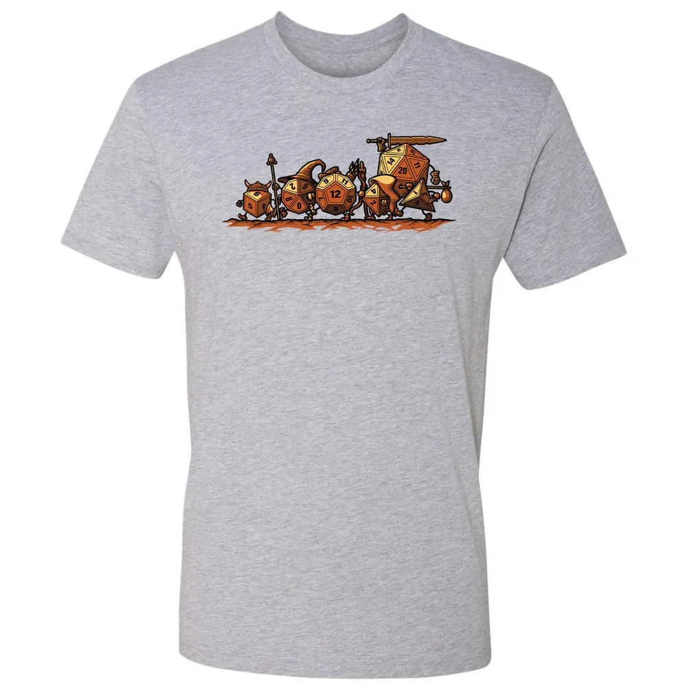 Fellowship Of The Dices Premium Unisex T-Shirt - Heather Grey - 9