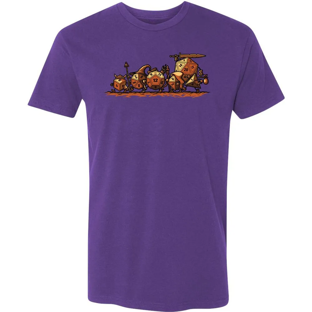 Fellowship Of The Dices Premium Unisex T-Shirt - Purple Rush - 7