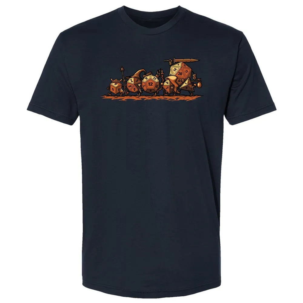 Fellowship Of The Dices Premium Unisex T-Shirt - Midnight Navy - 14