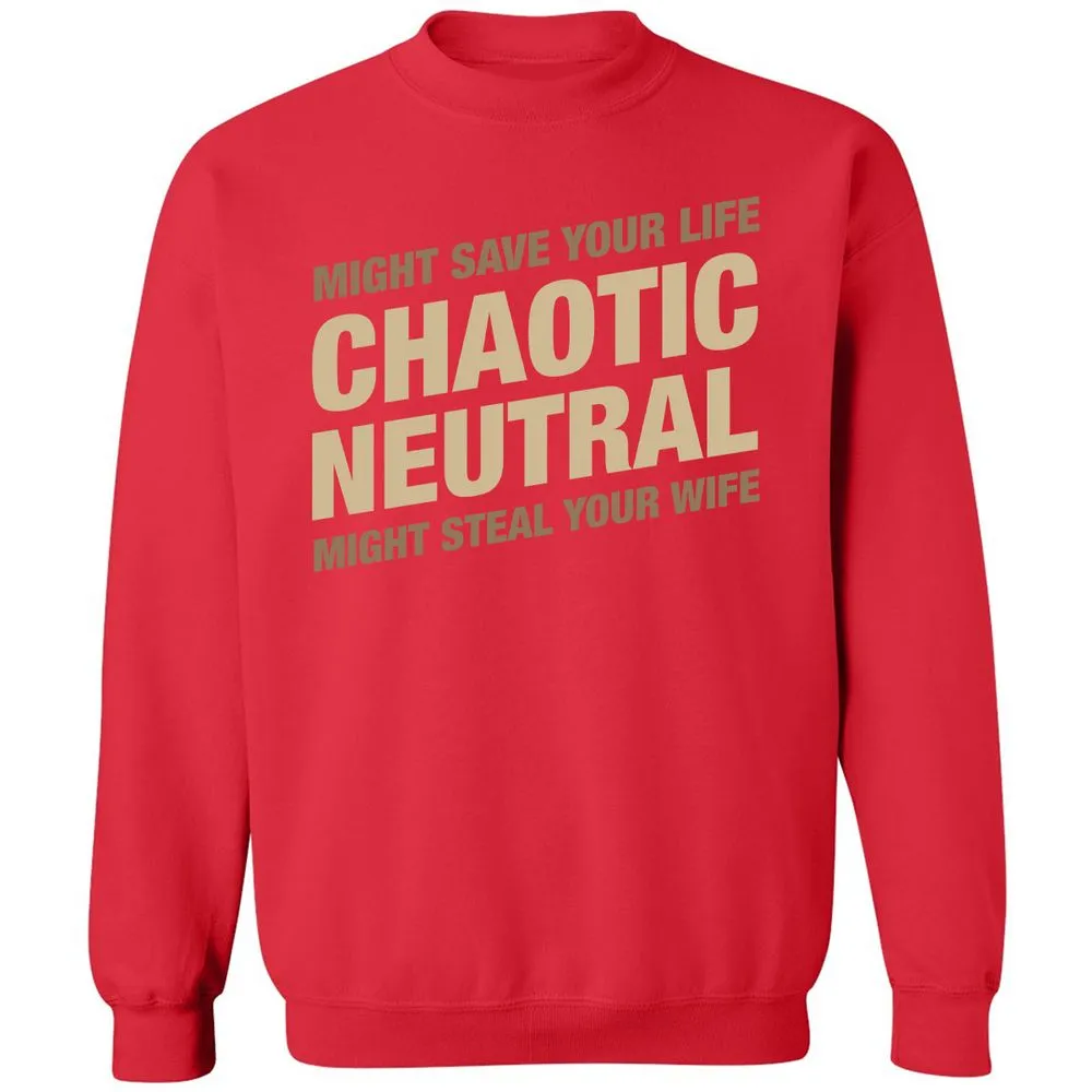 Might Save Your Life Might Steal Your Wife Classic Unisex Sweatshirt - Red - 5