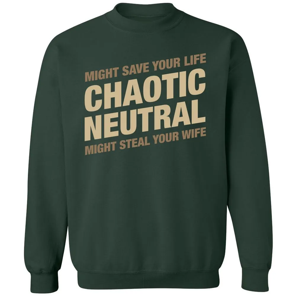 Might Save Your Life Might Steal Your Wife Classic Unisex Sweatshirt - Forest Green - 4