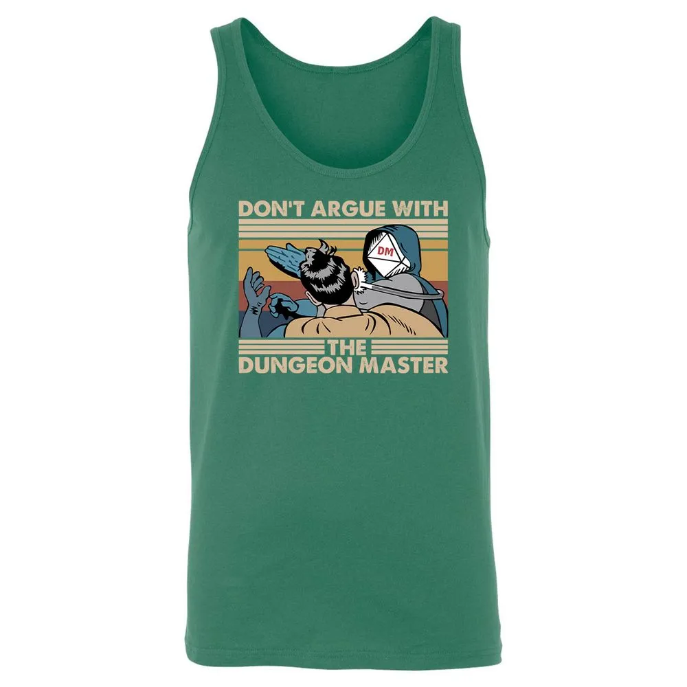 Don't Argue With The DM Unisex Jersey Tank - Kelly - 9