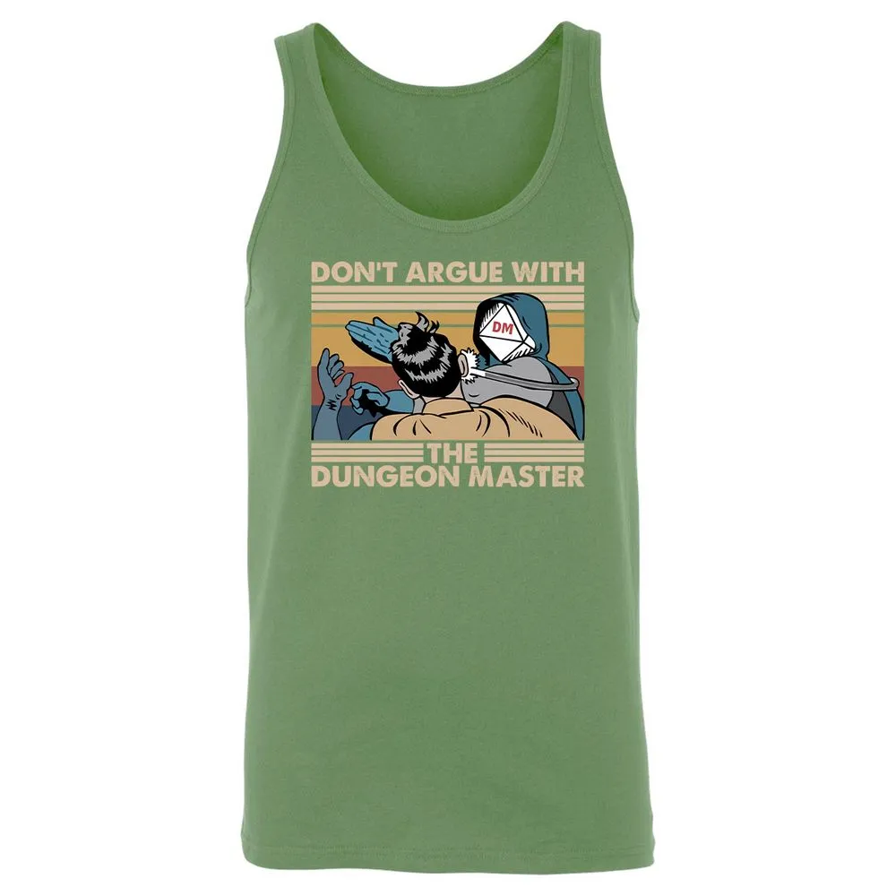 Don't Argue With The DM Unisex Jersey Tank - Leaf - 10