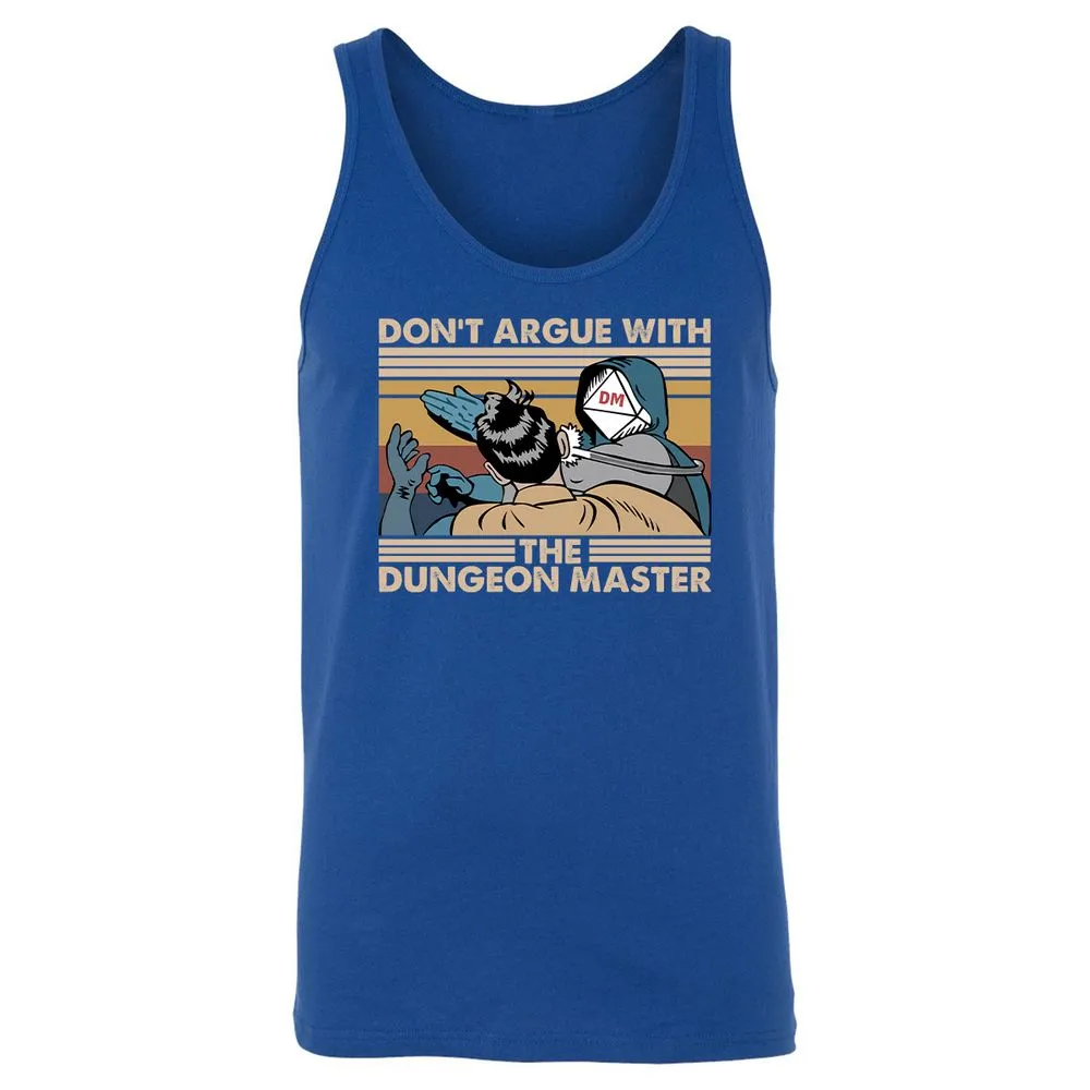 Don't Argue With The DM Unisex Jersey Tank - True Royal - 13