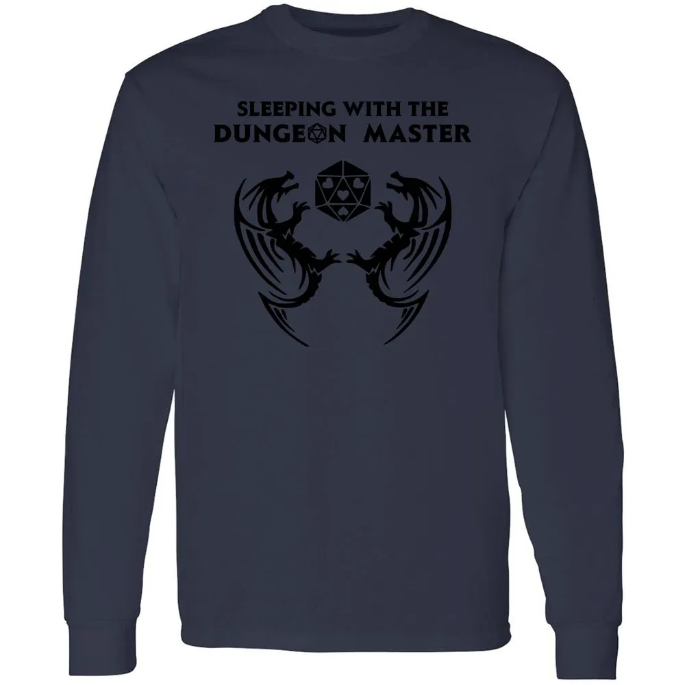 Sleeping With The DM Long Sleeve T-Shirt - Navy - 12