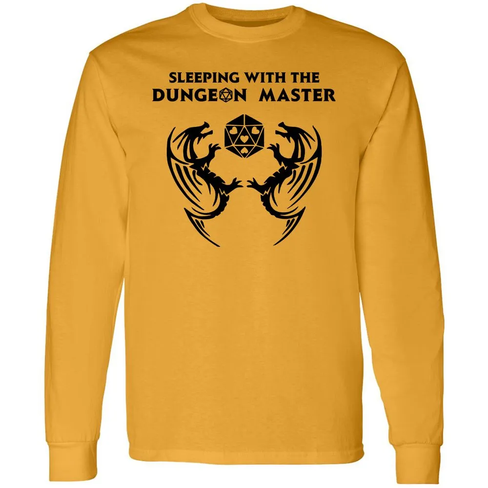 Sleeping With The DM Long Sleeve T-Shirt - Gold - 9