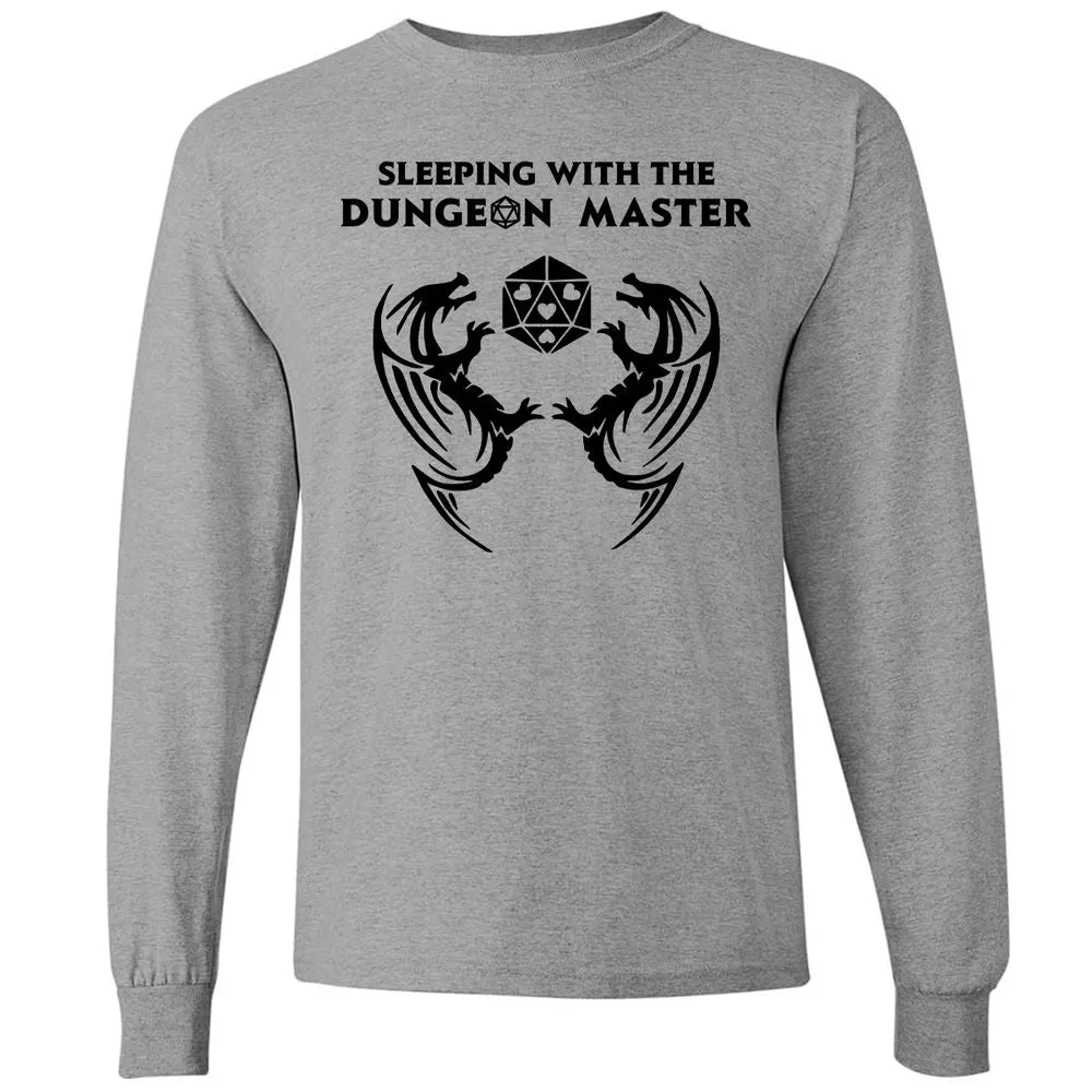 Sleeping With The DM Long Sleeve T-Shirt - Graphite Heather - 6