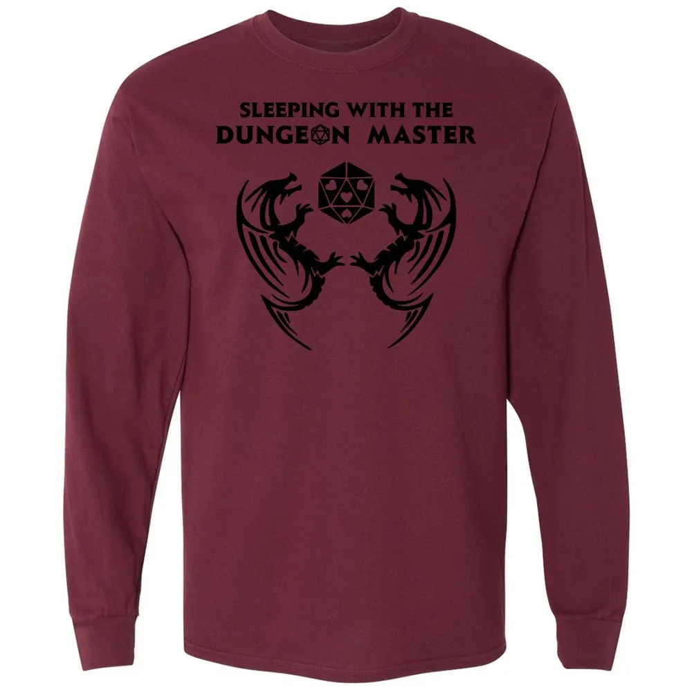 Sleeping With The DM Long Sleeve T-Shirt - Maroon - 11