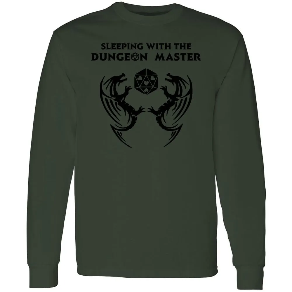 Sleeping With The DM Long Sleeve T-Shirt - Forest Green - 8