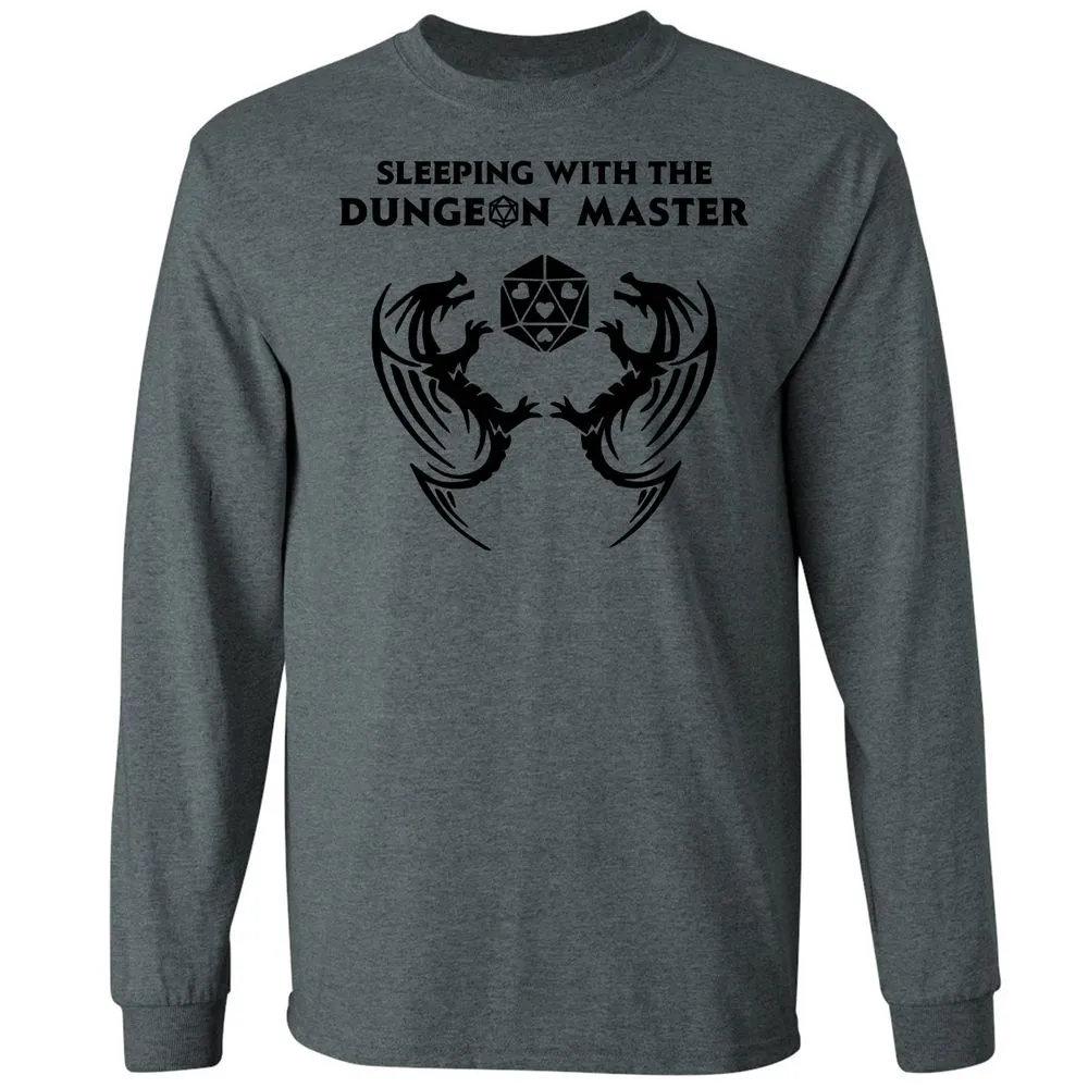 Sleeping With The DM Long Sleeve T-Shirt - Dark Heather - 15