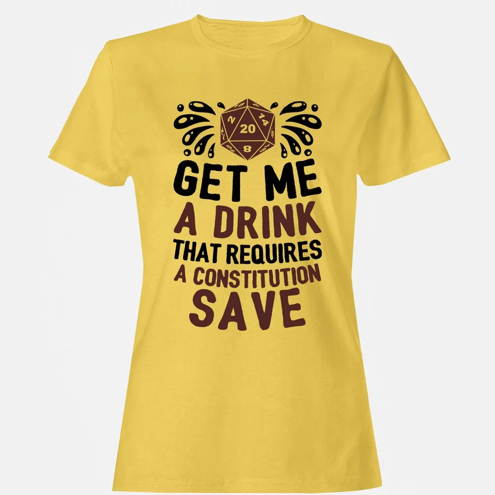 Get Me A Drink Women's T-Shirt - Daisy - 4