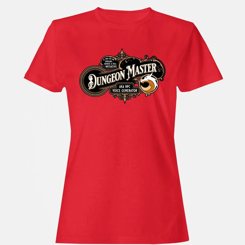 Dungeon Master Women's T-Shirt - Red - 13