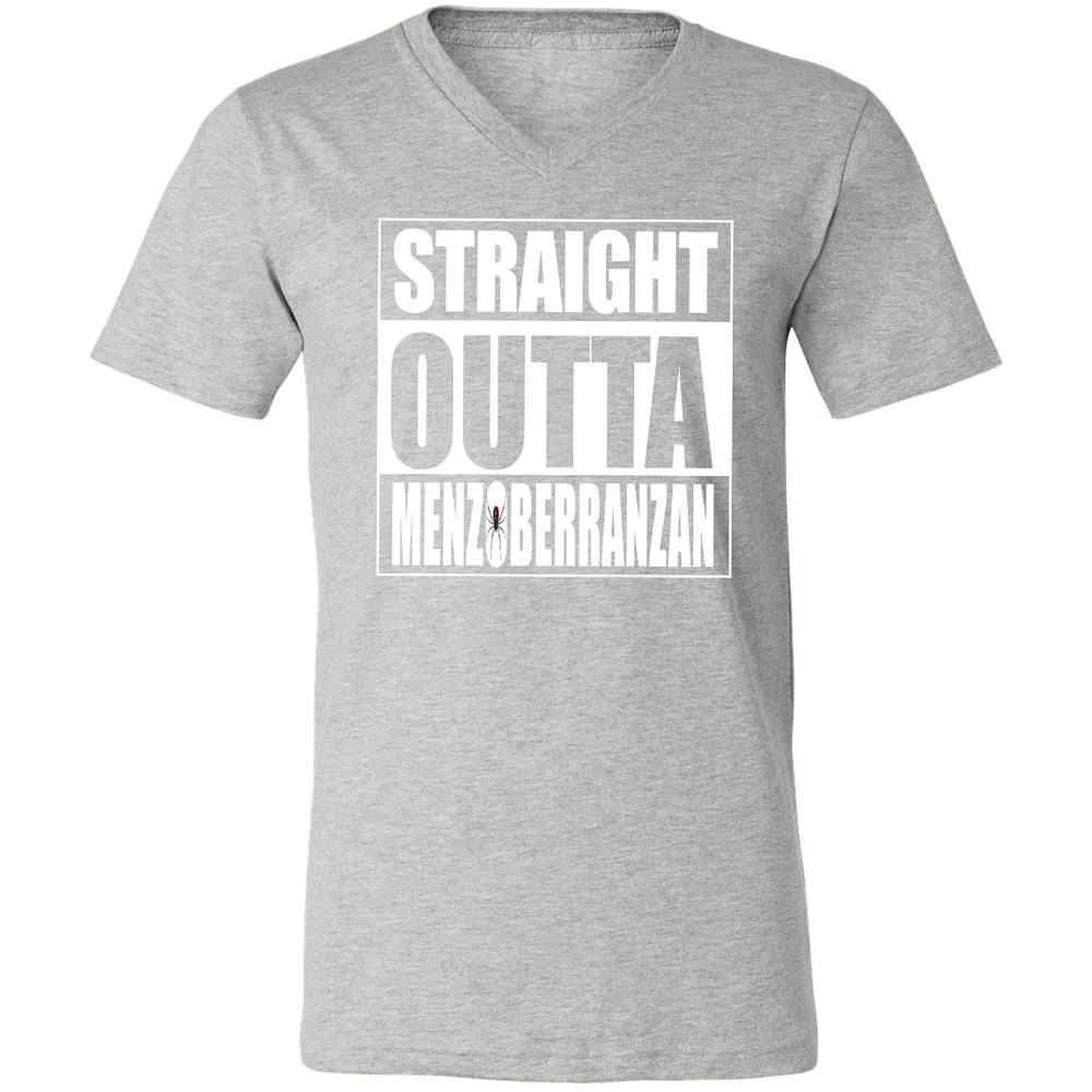 Straight Outta Menzoberranzan Unisex V-Neck T-Shirt - Athletic Heather - 7