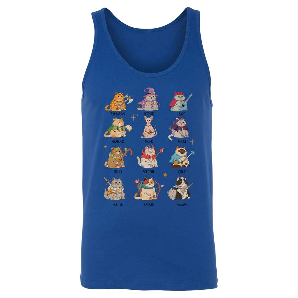 Dungeons And Cats Unisex Jersey Tank - True Royal - 13