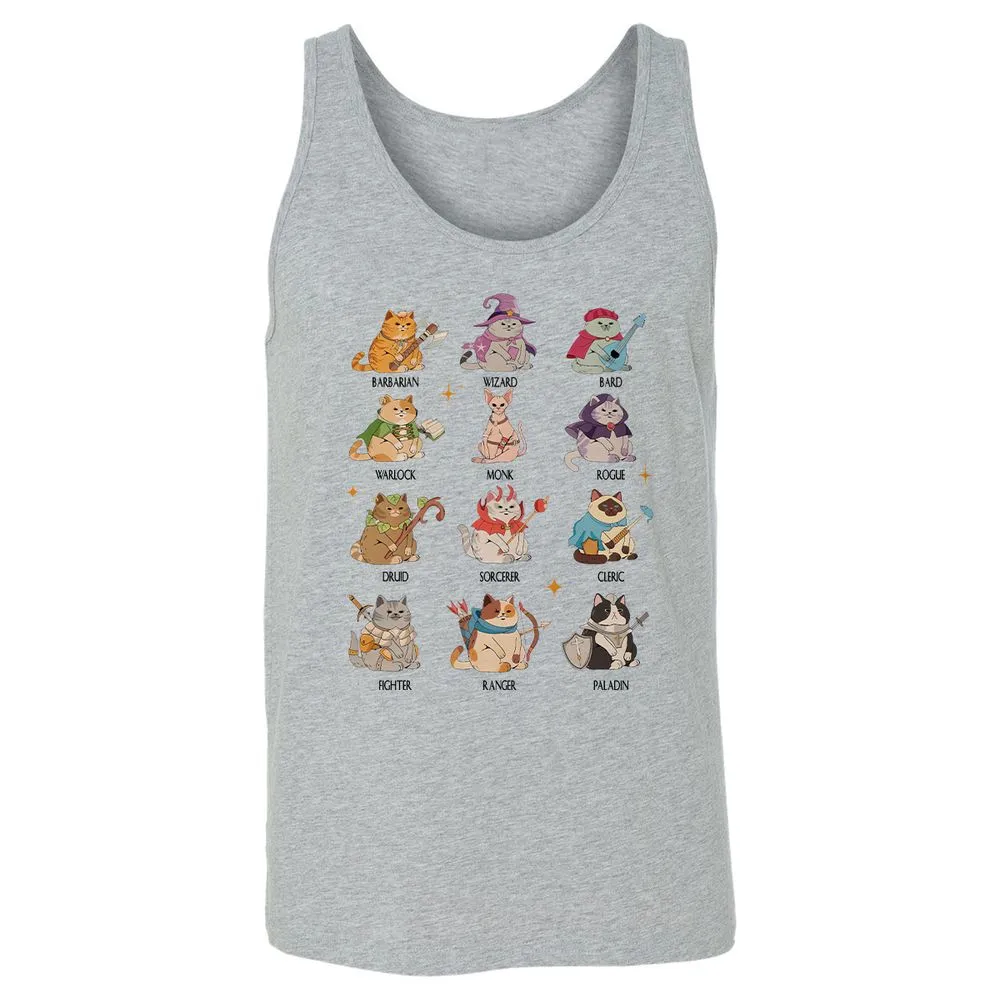 Dungeons And Cats Unisex Jersey Tank - Athletic Heather - 4