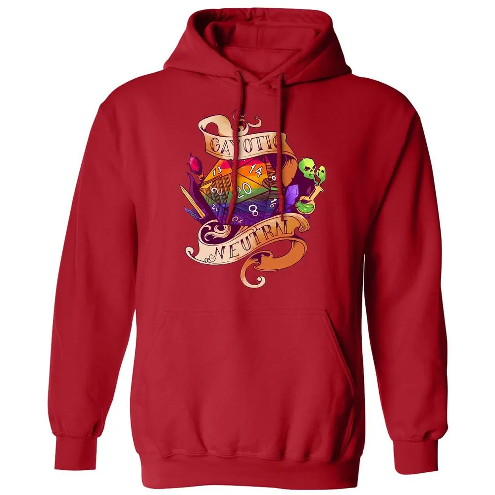 Gayotic Neutral Classic Unisex Hoodie - Red - 5