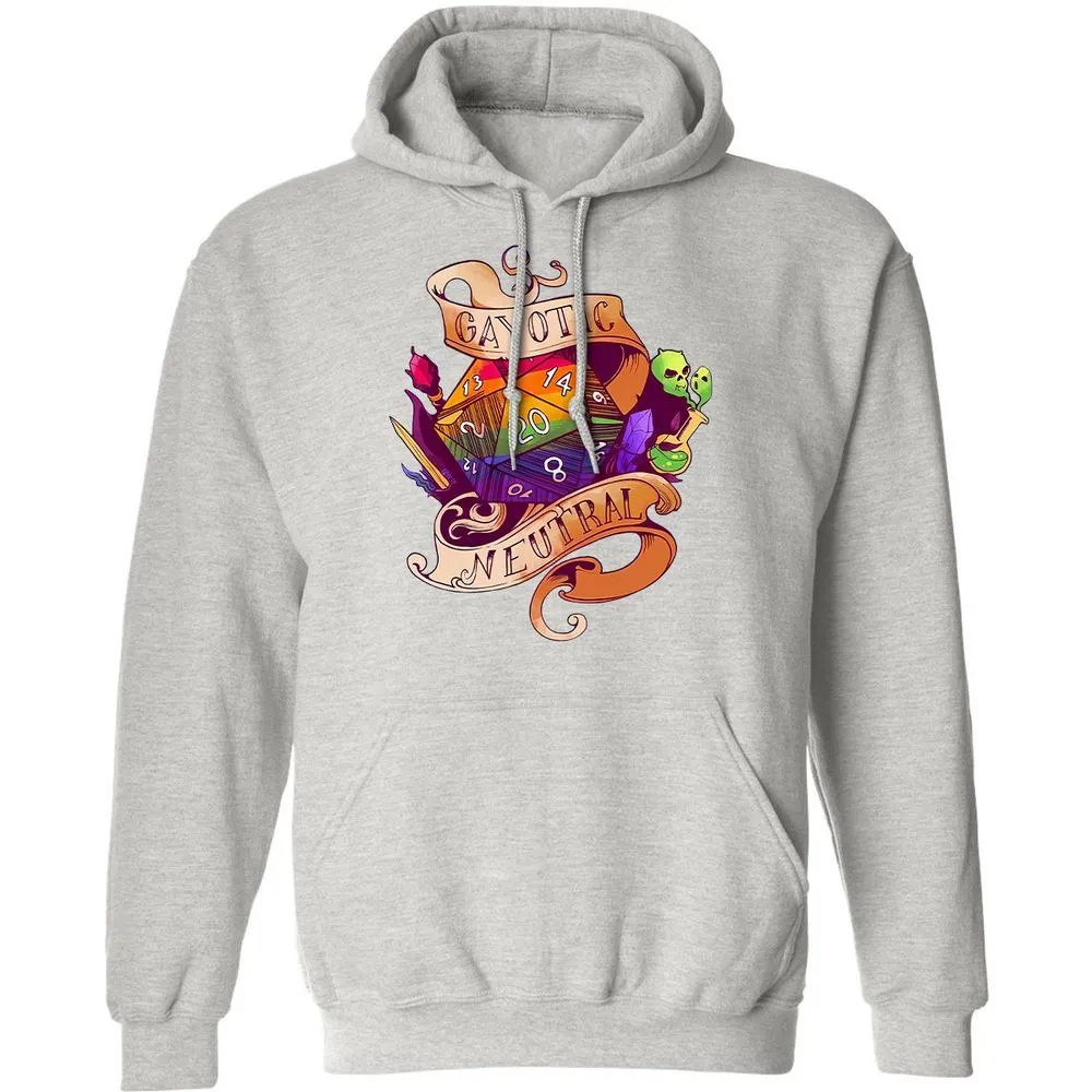 Gayotic Neutral Classic Unisex Hoodie - Ash - 2