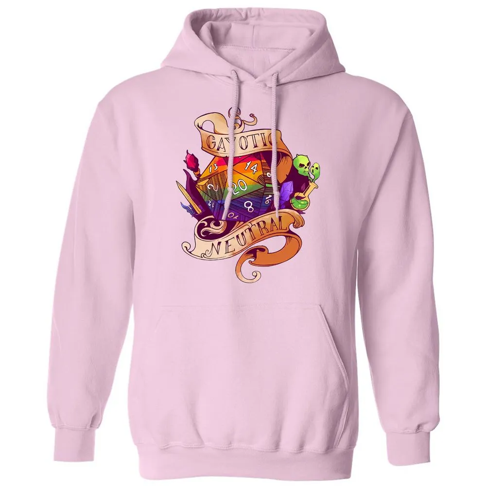 Gayotic Neutral Classic Unisex Hoodie - Light Pink - 3
