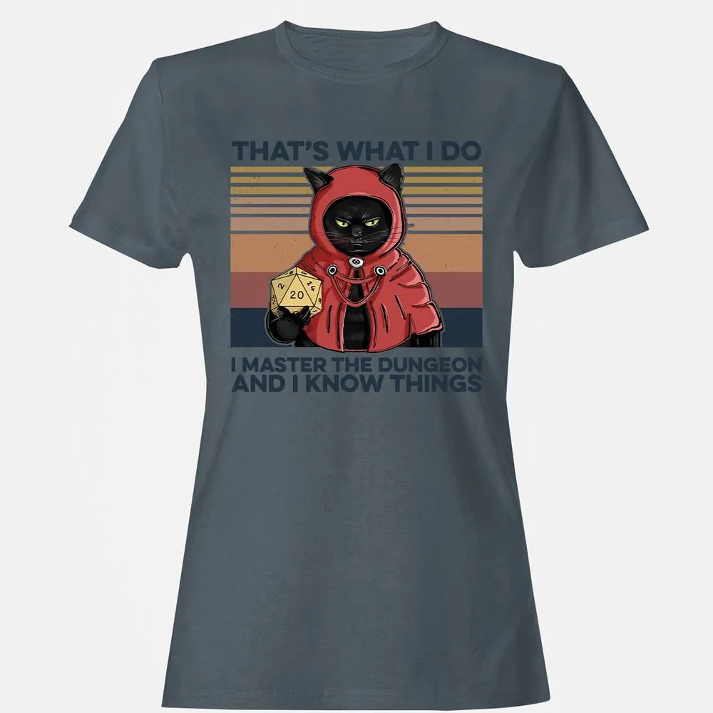 I Master The Dungeons Women's T-Shirt - Charcoal - 3