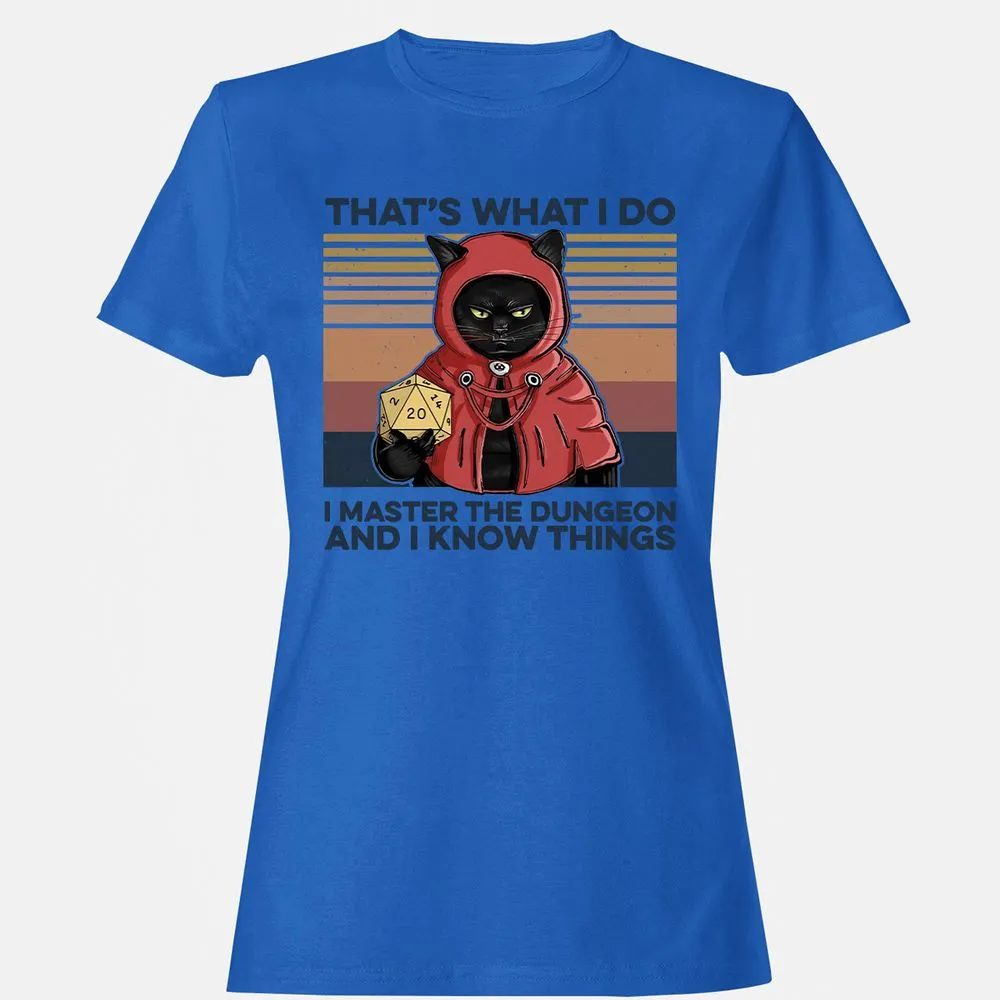 I Master The Dungeons Women's T-Shirt - Royal - 14