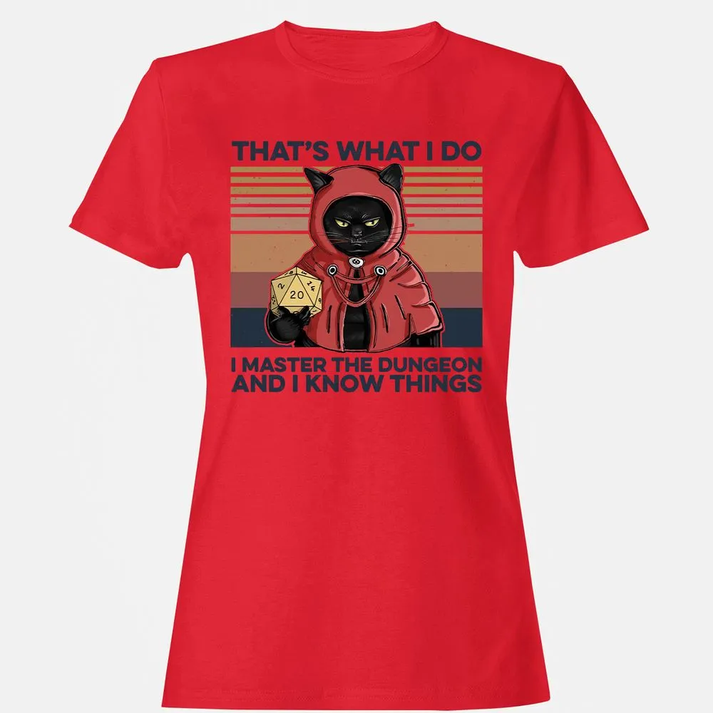 I Master The Dungeons Women's T-Shirt - Red - 13