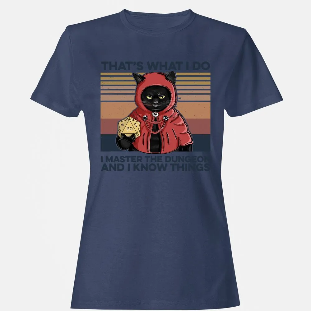 I Master The Dungeons Women's T-Shirt - Navy - 10